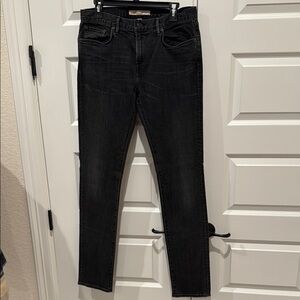 Burberry Britt Men’s Black Washed /Grey Denim Slim Jeans Size 32/34